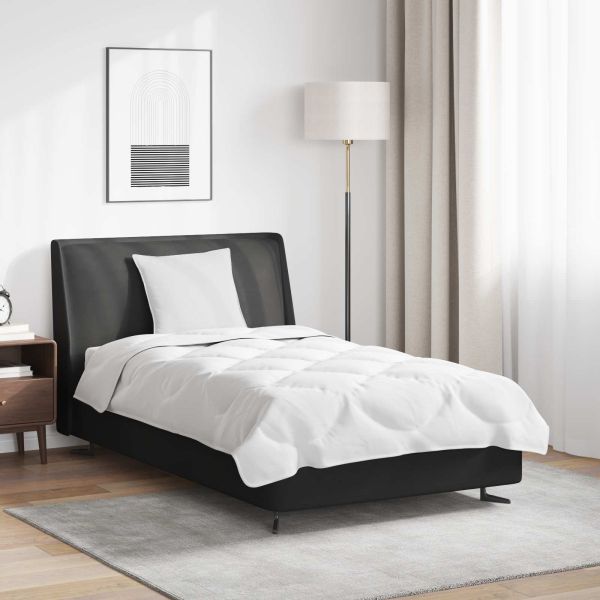 Комплект завивки с възглавница 2 pcs Бяло Микрофибър