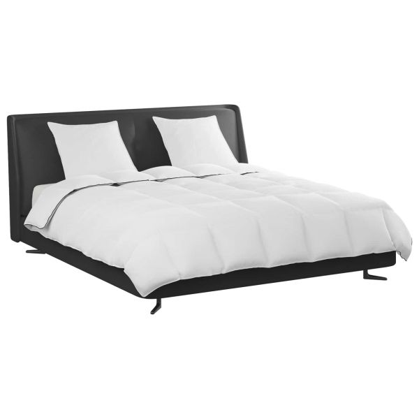 Зимен юрган с възглавница 3 pcs Бяло Пухени пера