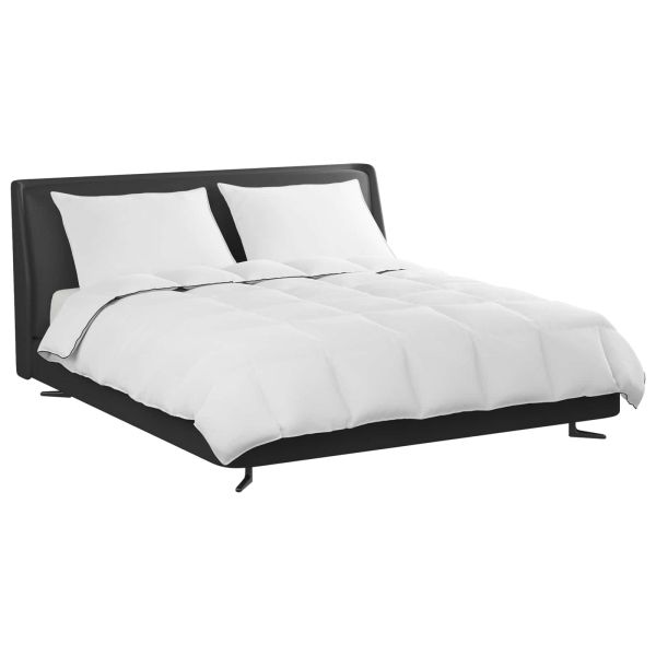 Зимен юрган с възглавница 3 pcs Бяло Пухени пера