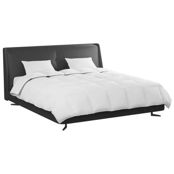 Зимен юрган с възглавница 3 pcs Бяло Пухени пера