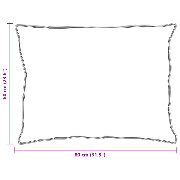 Комплект завивки с възглавница 3 pcs Бяло Пухени пера