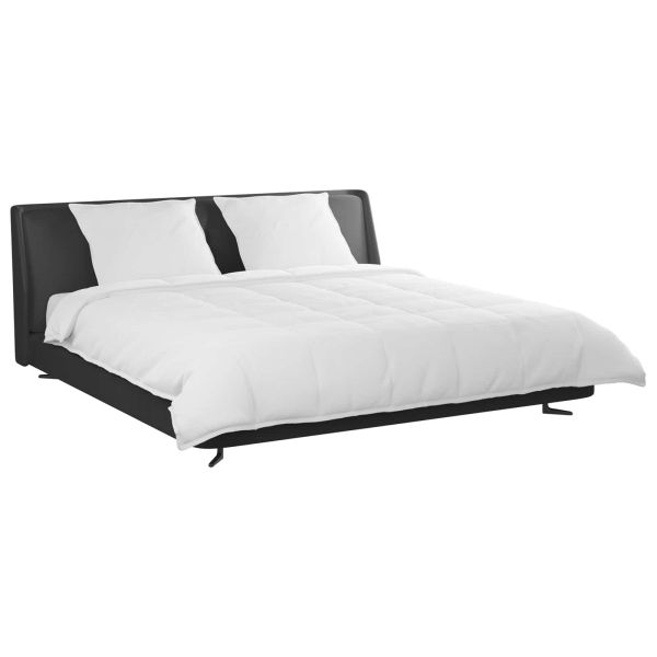 Комплект завивки с възглавница 3 pcs Бяло Пухени пера