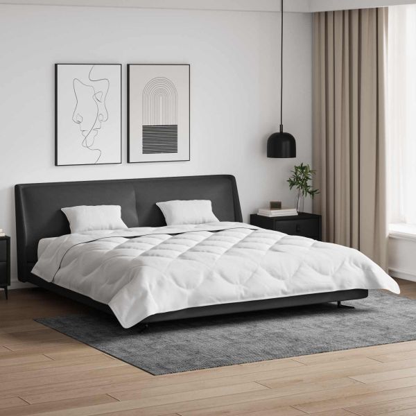 Летен юрган с възглавница 3 pcs Бяло Микрофибър