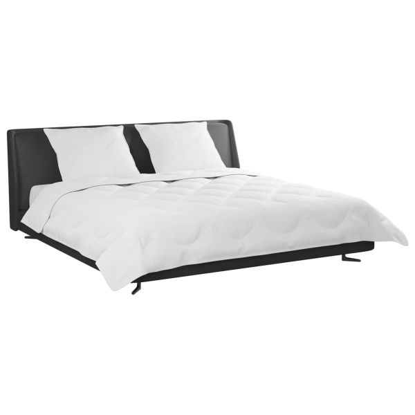 Завивка с възглавница 3 pcs Бяло Микрофибър