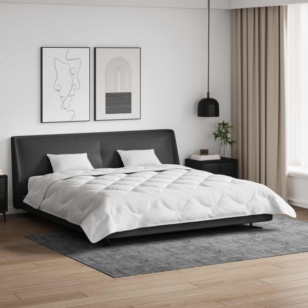 Завивка с възглавница 3 pcs Бяло Микрофибър