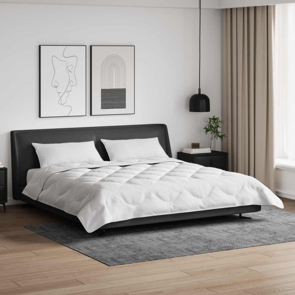 Завивка с възглавница 3 pcs Бяло Микрофибър