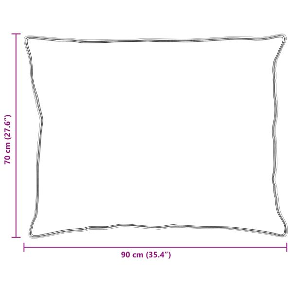 Завивка с възглавница 3 pcs Бяло Микрофибър