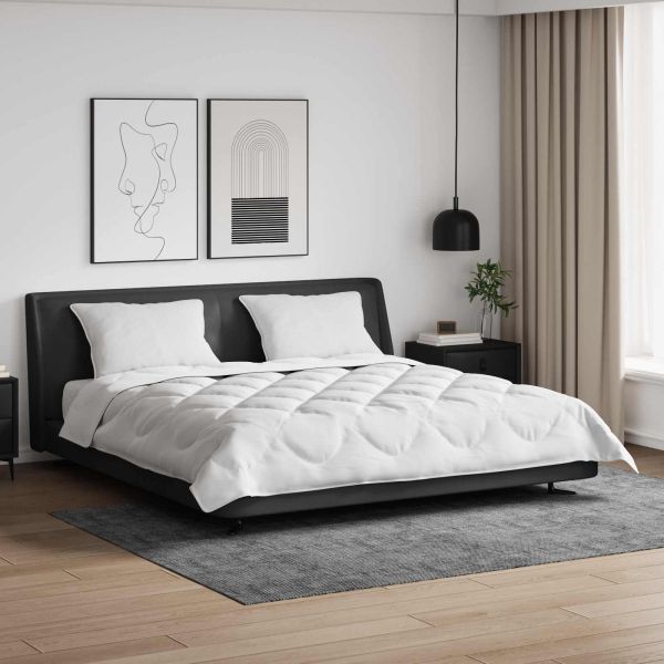 Завивка с възглавница 3 pcs Бяло Микрофибър