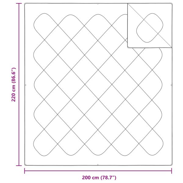 Дюна с Възглавници с възглавница 3 pcs Бяло Микрофибър
