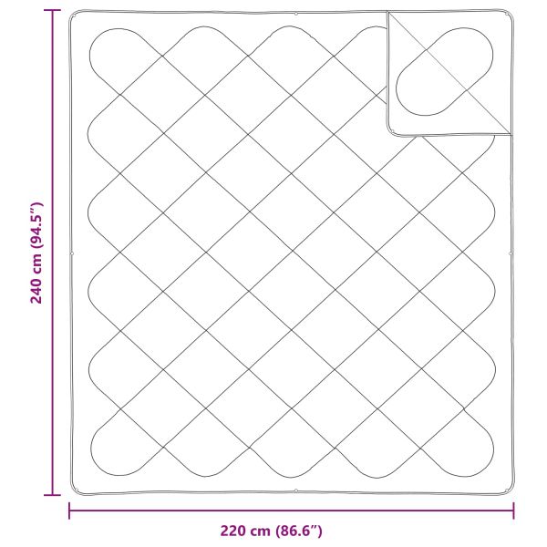 Дюна с Възглавници с възглавница 3 pcs Бяло Микрофибър