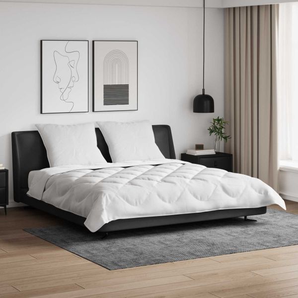 Завивка с възглавница 3 pcs Бяло Микрофибър