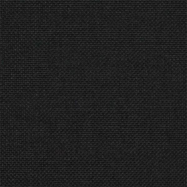 Леглова рамка с тапицирана гръбна част Черно 120 x 200 cm