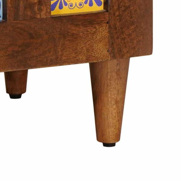 Служебен шкаф Орех 60 x 33,5 x 75 см Солидно мангово дърво