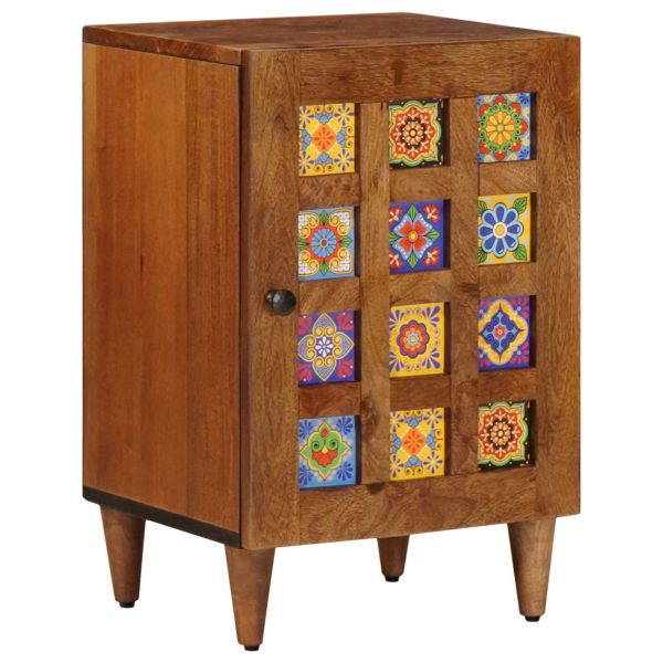 Шкаф за баня със съхранение с врата Орех 38 x 33,5 x 58 см