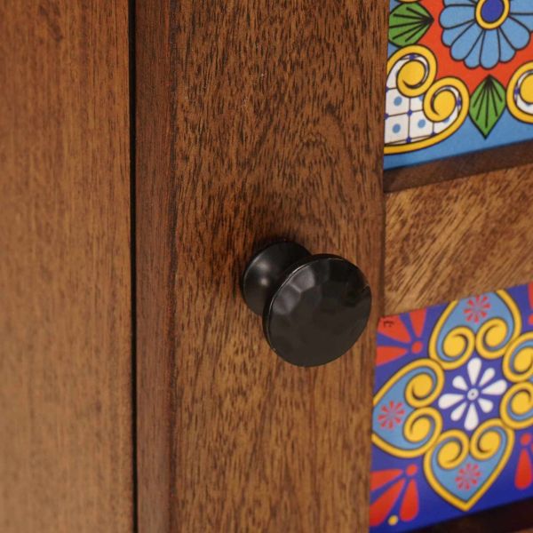 Шкаф за баня със съхранение с врата Орех 38 x 33,5 x 58 см