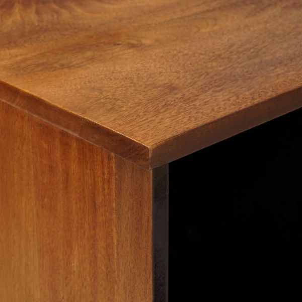 Служебен шкаф Орех 80 x 33,5 x 75 см Солидно мангово дърво