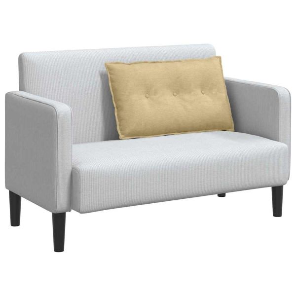 Възглавница за гръб Сивозелен 80 x 50 cm Кордюрова тъкан