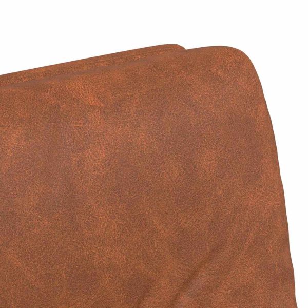 Столове с Колела 2 pcs Кафяво 57 x 67 x 95 см Изкуствена