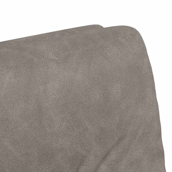 Столове с Колела с колела 2 pcs Сив 57 x 67 x 95 см Изкуствена