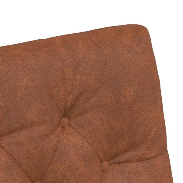 Столове с Колела 2 pcs Кафяво 58 x 67 x 97 см Изкуствена