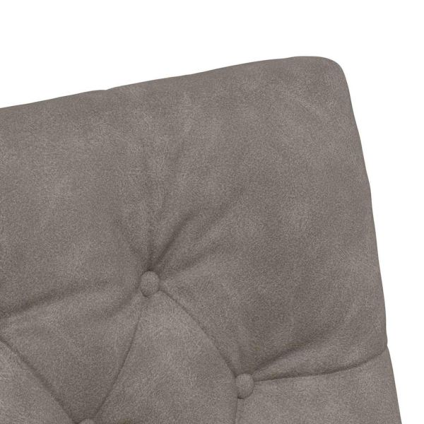 Столове с Колела с колела 2 pcs Сив 58 x 67 x 97 см Изкуствена