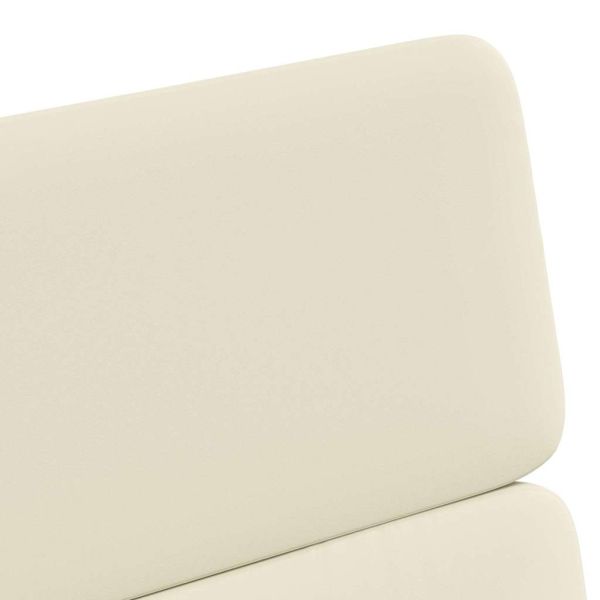 Столове с Колела с колела 2 pcs Крем 58 x 65 x 98 см Изкуствена