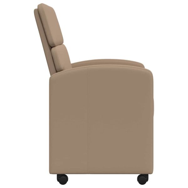 Столове с Колела 2 pcs Капучино 58 x 65 x 98 см Изкуствена