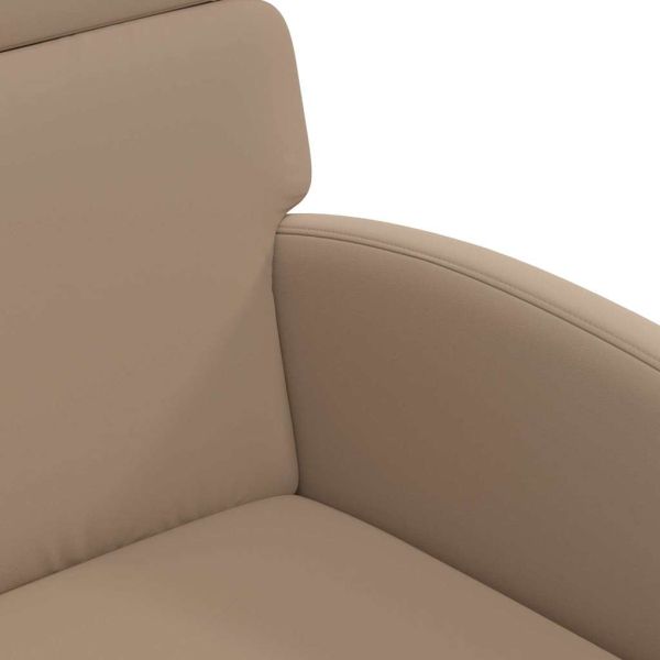 Столове с Колела 2 pcs Капучино 58 x 65 x 98 см Изкуствена