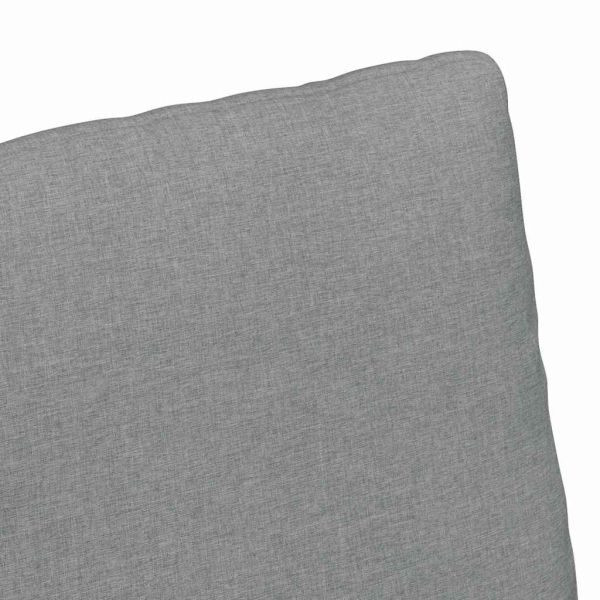 Обедени столове 2 pcs Светлосиво 57 x 67 x 98 см текстил