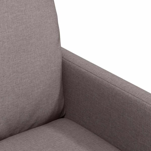 Обедени столове 2 pcs Таупе 57 x 67 x 98 см текстил