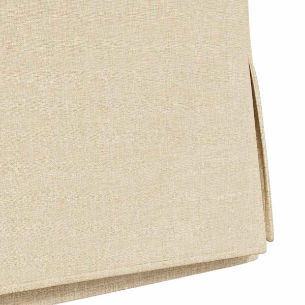 Обедени столове 2 pcs Крем 57 x 67 x 98 см текстил