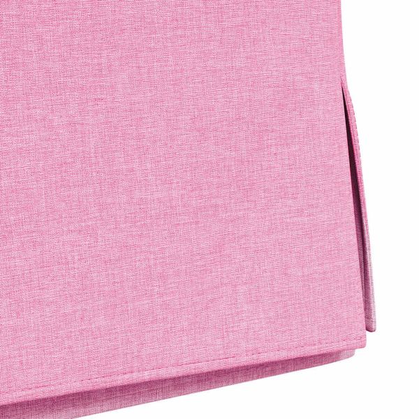 Обедени столове 2 pcs Розово 57 x 67 x 98 см текстил