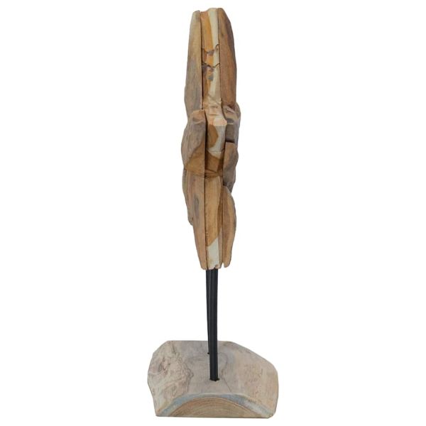 Коледна звезда Кафяво 30 x 5 x 45 см Солидно тиково дърво