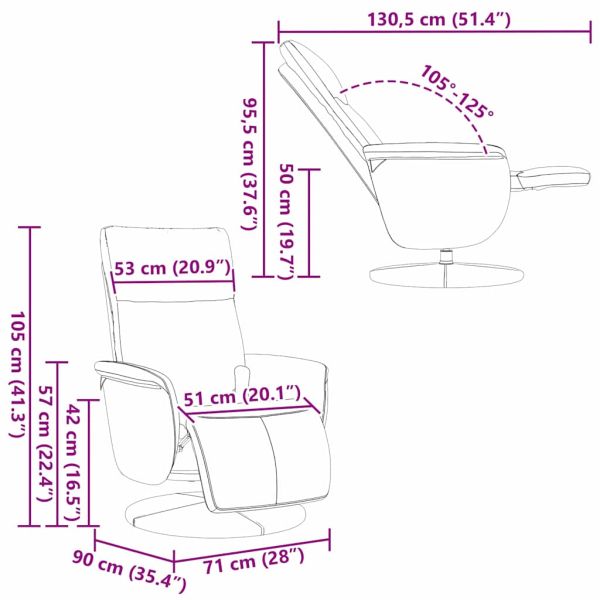 Стол с масаж Черно 71 x 90 x 105 см Изкуствена