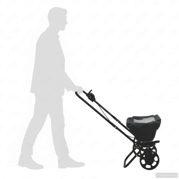 Разпределител Черно 80 x 46 x 75 см PVC и стомана