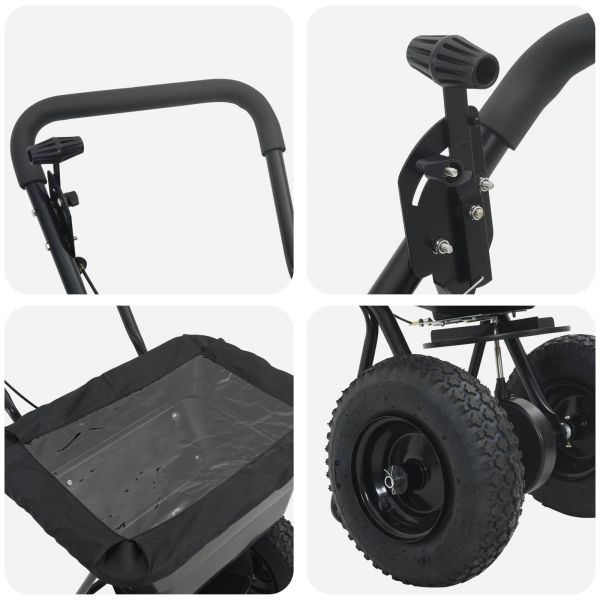 Разпределител Черно 80,5 x 53 x 78,5 см PVC и стомана