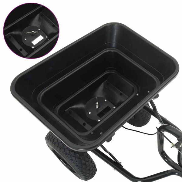 Разпределител Черно 106 x 53 x 75 см PVC и стомана