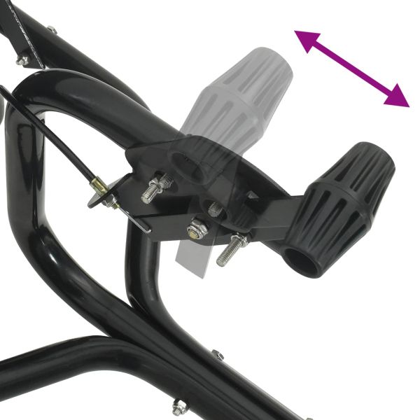 Разпределител Черно 106 x 53 x 75 см PVC и стомана