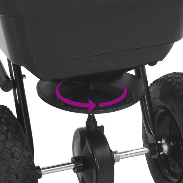 Разпределител Черно 106 x 53 x 75 см PVC и стомана