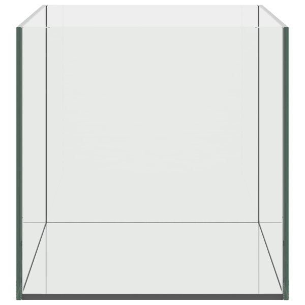 Аквариум със съхранение Бяло Стъкло