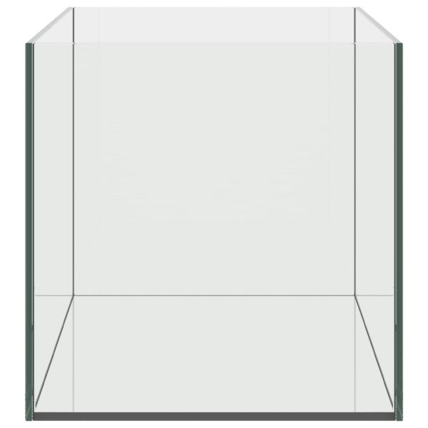 Аквариум със съхранение Бяло Стъкло