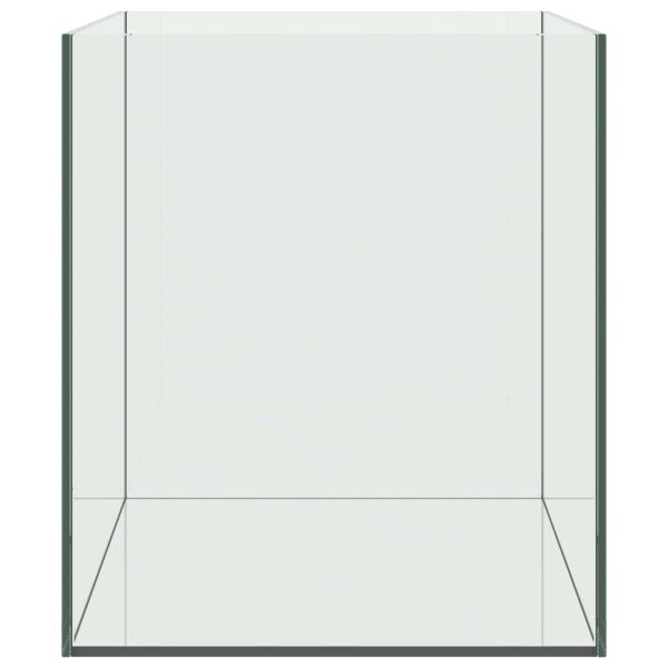 Аквариум със съхранение Бяло Стъкло