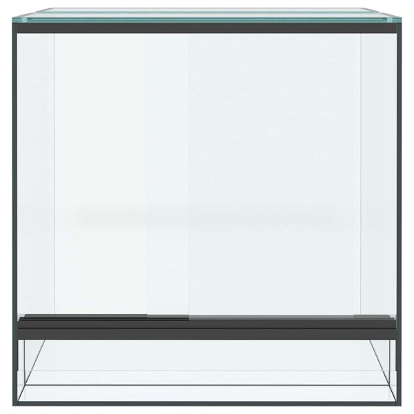 Хабитати за влечуги и земноводни Бяло 30 x 30 x 30 cm Стъкло