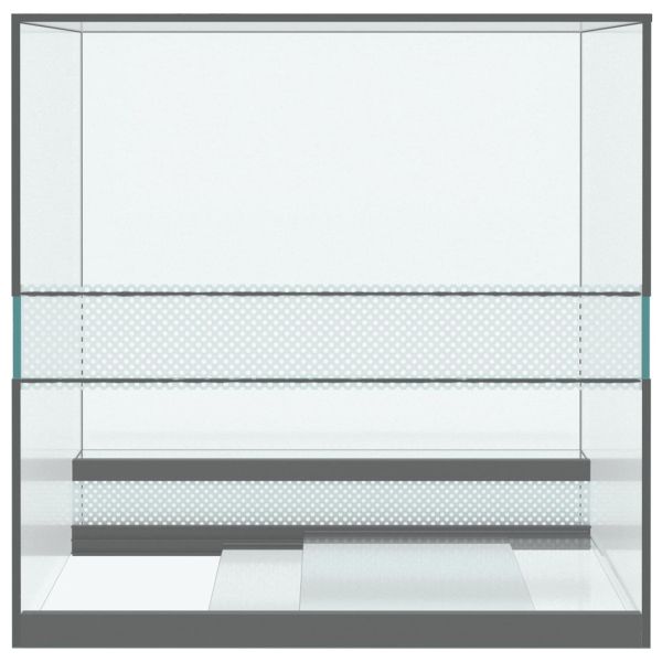 Хабитати за влечуги и земноводни Бяло 30 x 30 x 30 cm Стъкло