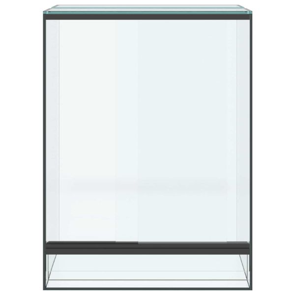 Хабитати за влечуги и земноводни Бяло 30 x 30 x 40 cm Стъкло