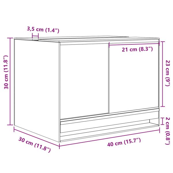 Хабитати за влечуги и земноводни Бяло 40 x 30 x 30 см Стъкло