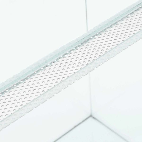 Хабитати за влечуги и земноводни Бяло 50 x 30 x 30 см Стъкло