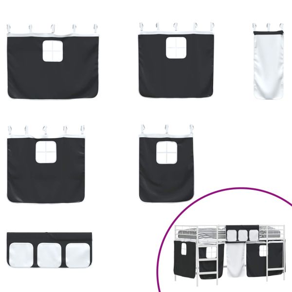 Бял и черен 80 x 201 см