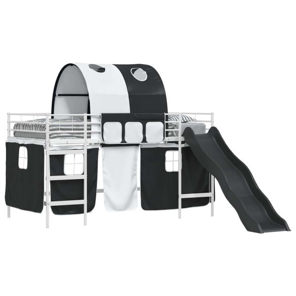 Бял и черен 100 x 201 см