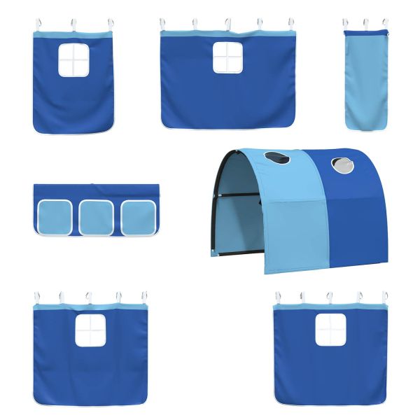 Бял и син 90 x 201 см